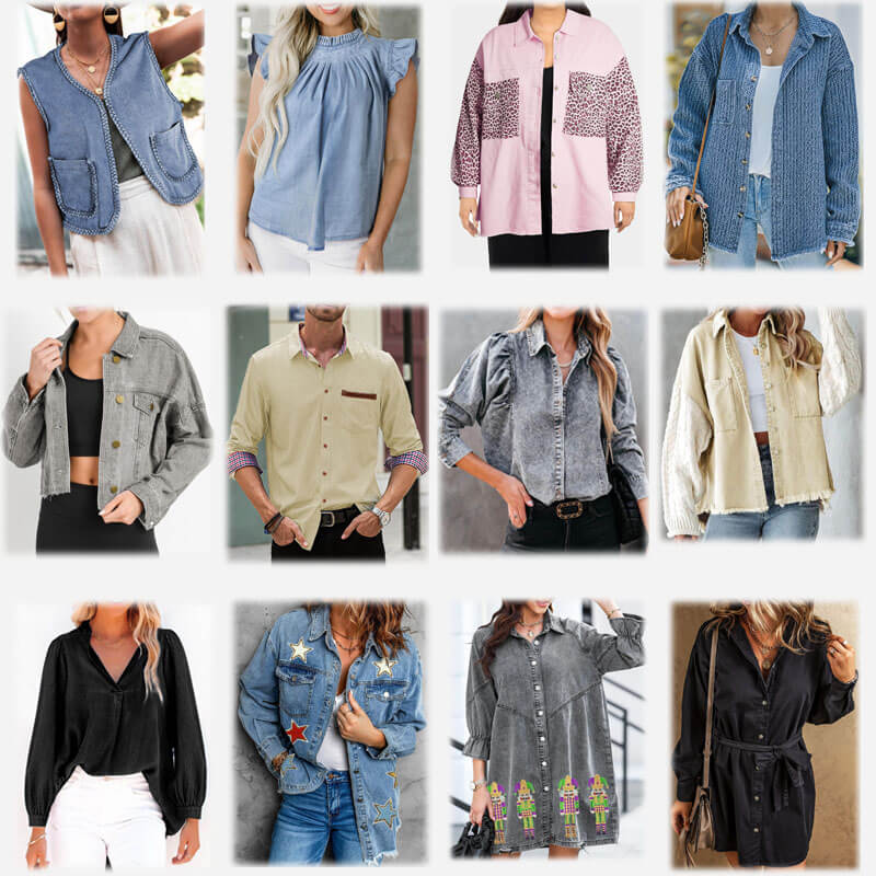 End of Season Denim Clothing for Ladies and Men