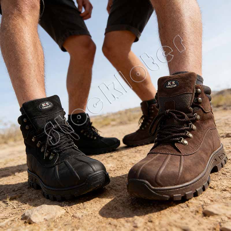 overstock Leather Outdoor  Leather Boots